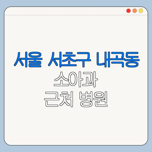 서울 서초구 내곡동 소아과 근처 병원 영유아검진 | 알러지검사 | 수족구 | 감기